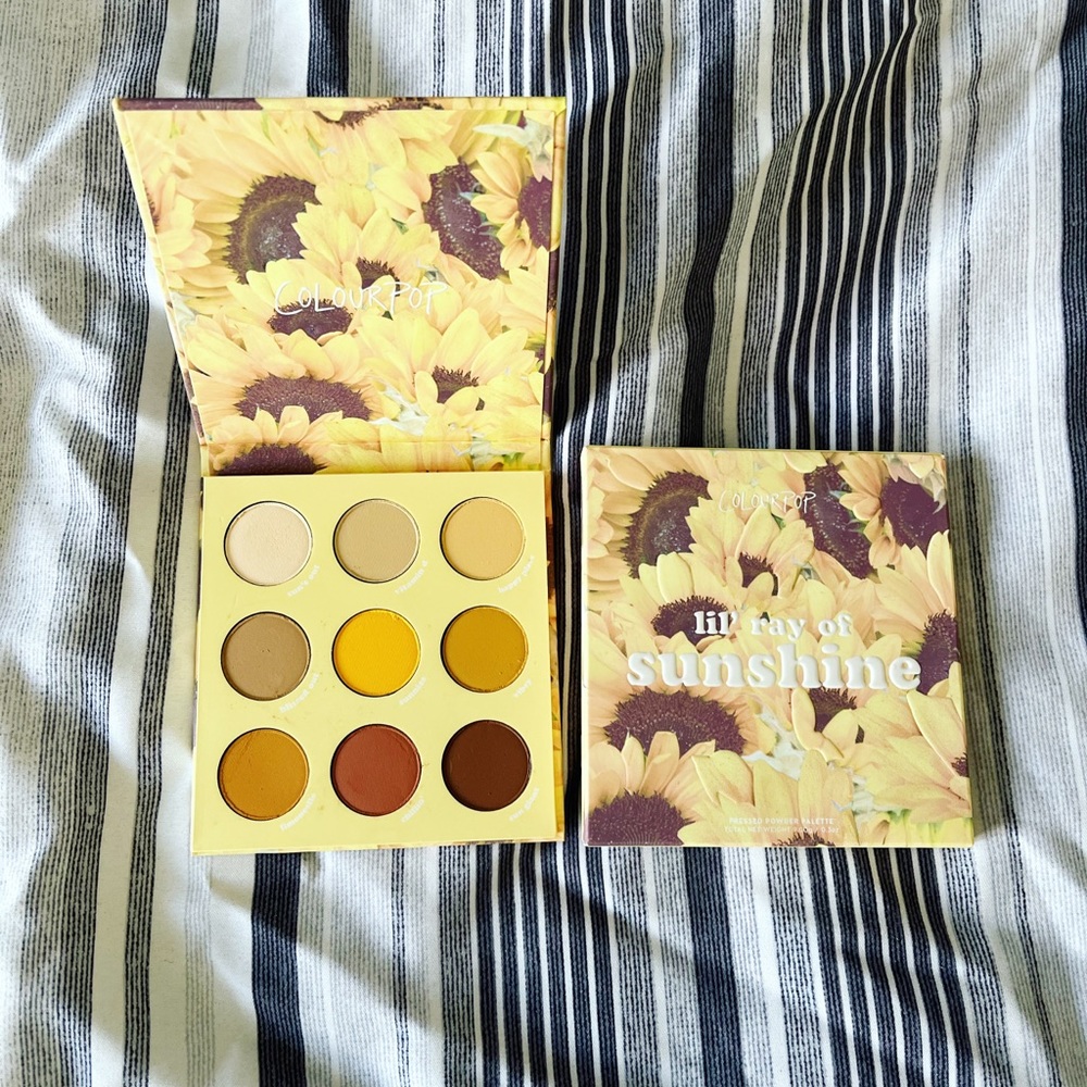 Colourpop Lil Ray of Sunshine Eyeshadow Palette